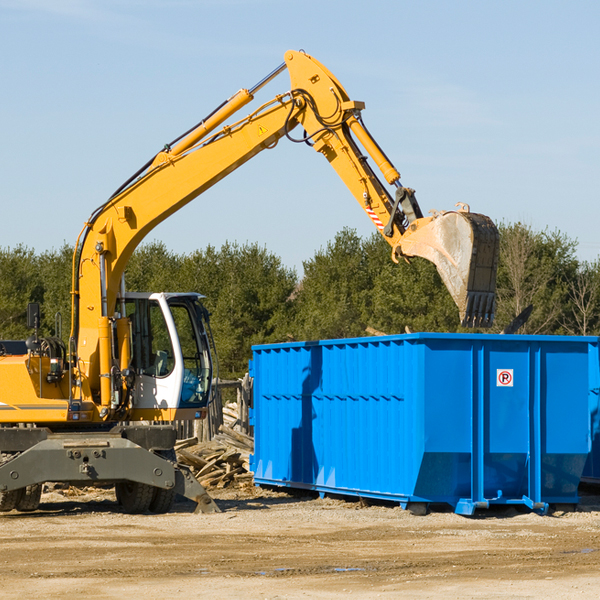 can i rent a residential dumpster for a construction project in Wickliffe OK